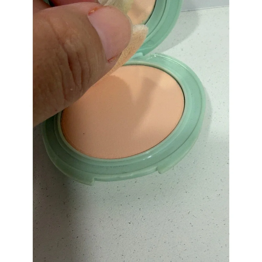 Clinique Blended Pressed Powder Compact Set Transparency 1 Vintage Green 2pc